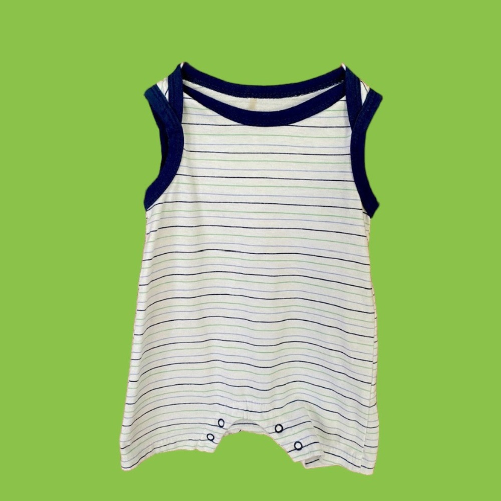 KYLE & DEENA New York Baby Boy Summertime Romper Size 0-3M